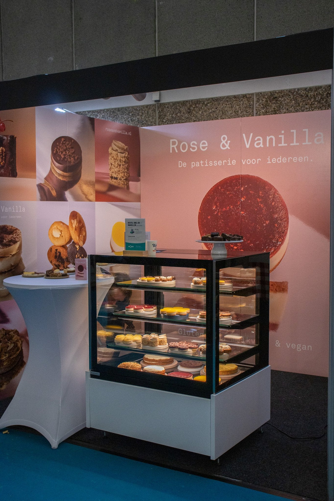 Een zoete beursstand voor Rose & Vanilla op de Horecava