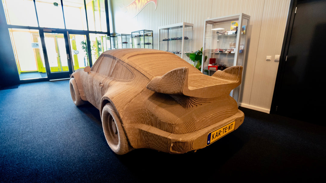 Een Porsche van karton? Ja, echt!
