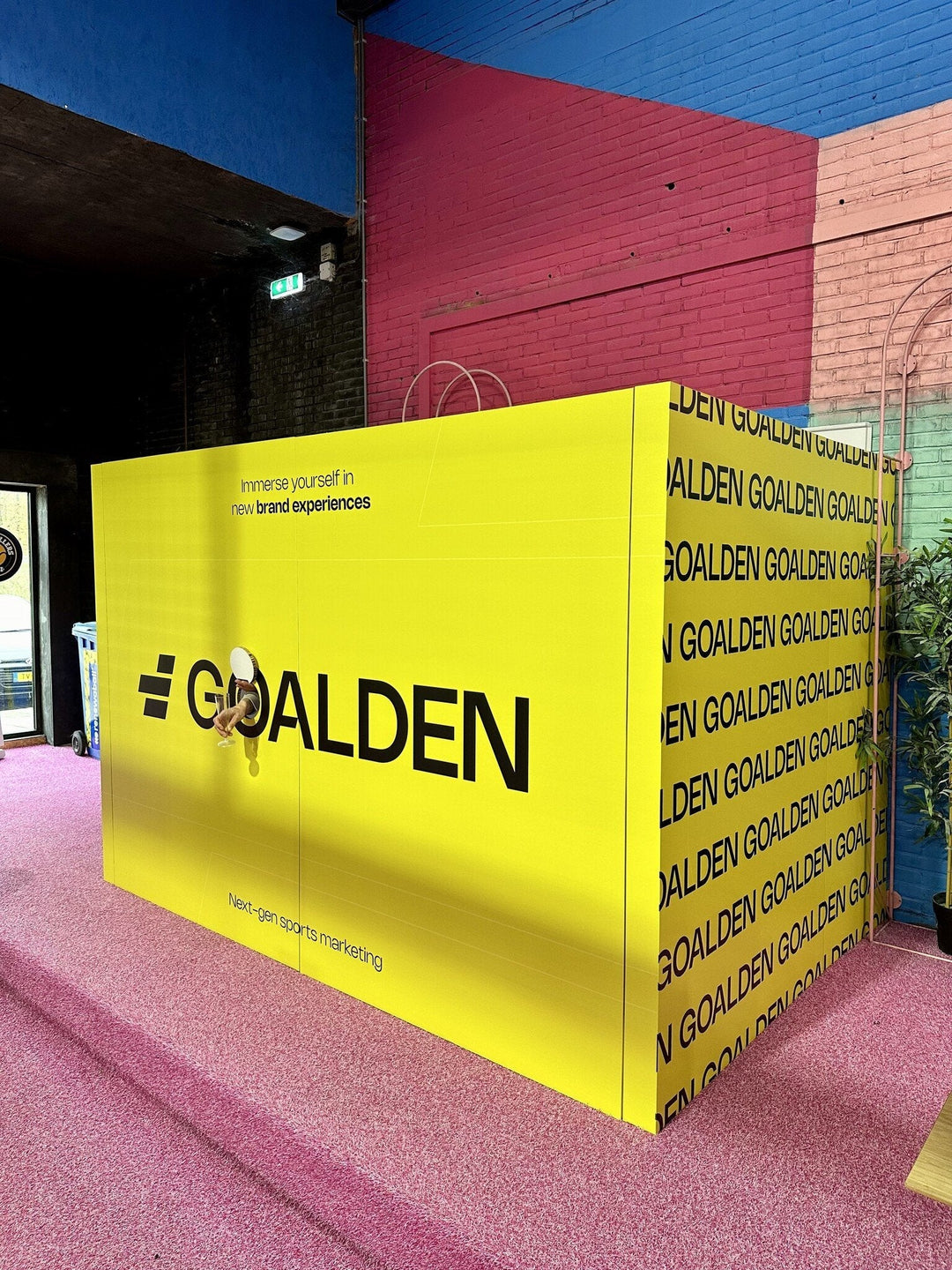 Goalden champagne box voor Goalden