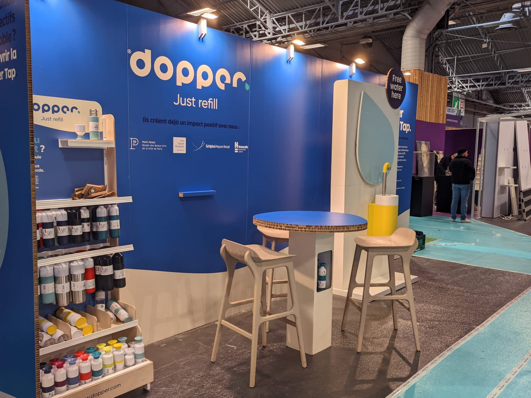 Water Tap beursstand voor Dopper