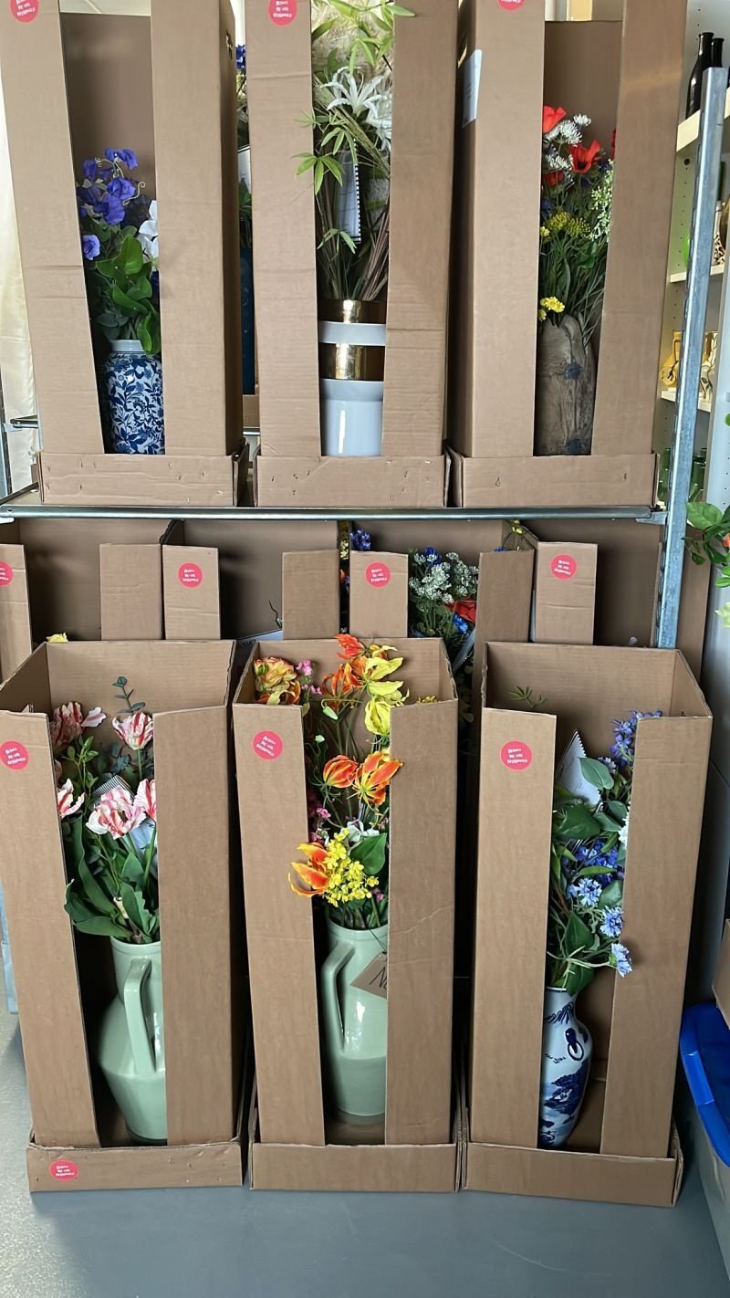 Verzenddozen voor Reflower