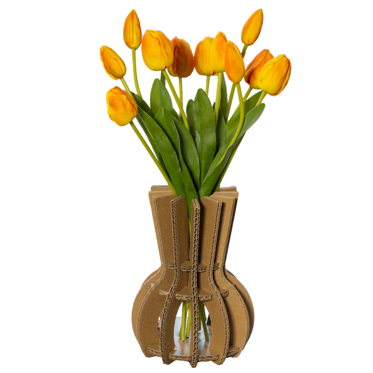 Cardboard dried flower vase Eric