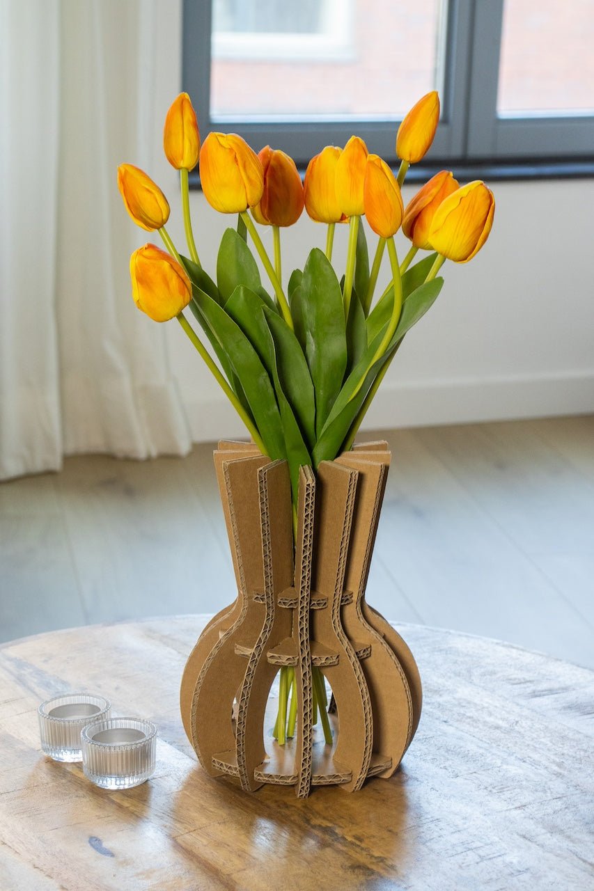 Cardboard dried flower vase Eric