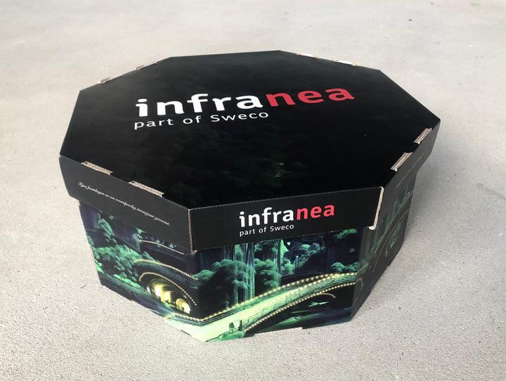 Custom cardboard folding box