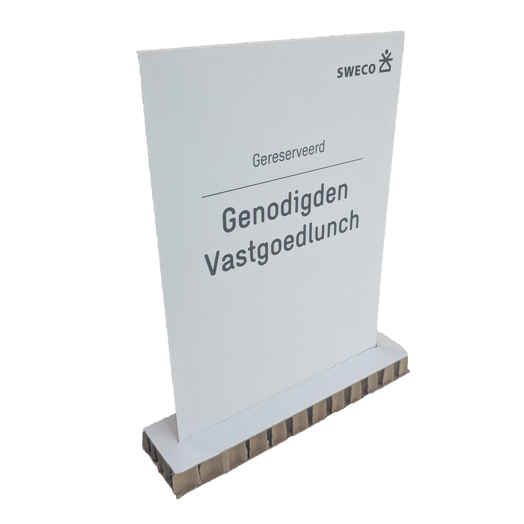 Kartonnen kaarthouder