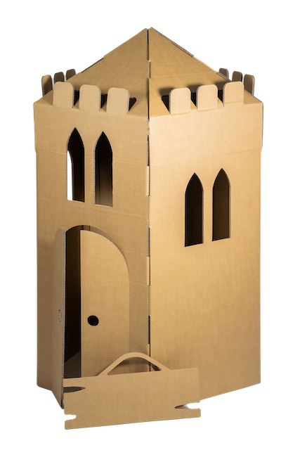 Burg aus Pappe