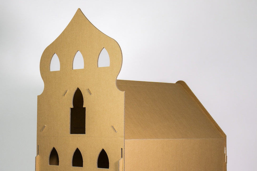 Arabisches Spielhaus aus Pappe