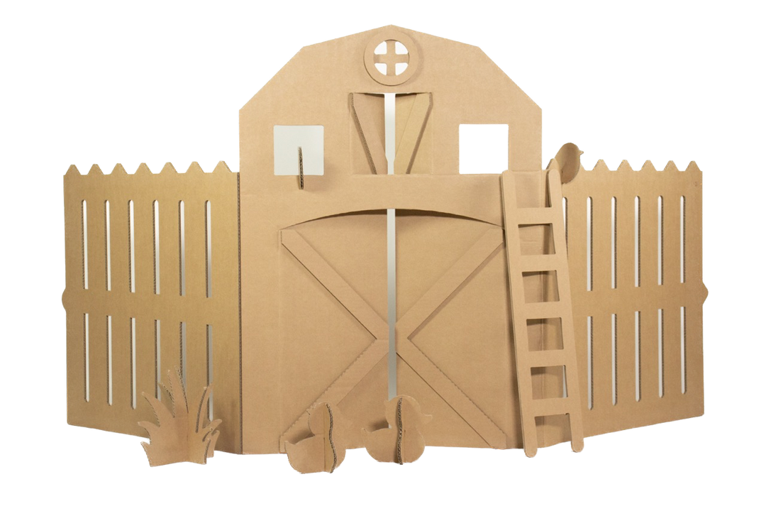 Bauernhofwand aus Pappe