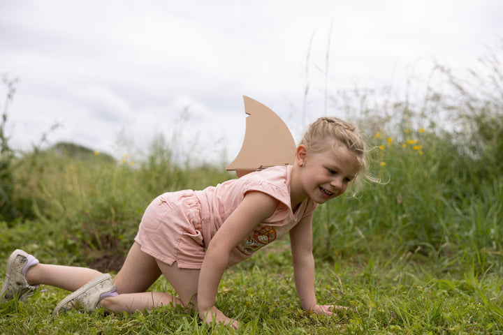 Haifischflosse aus Karton (3er-Set)