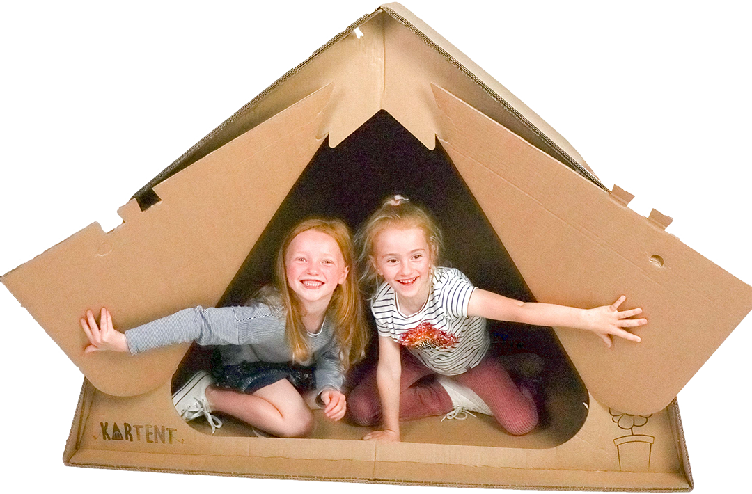 diy cardboard tent Cardboard play tent for children