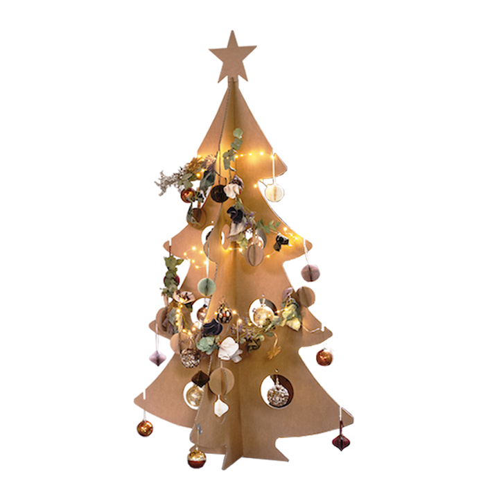 Weihnachtsbaum aus Pappe