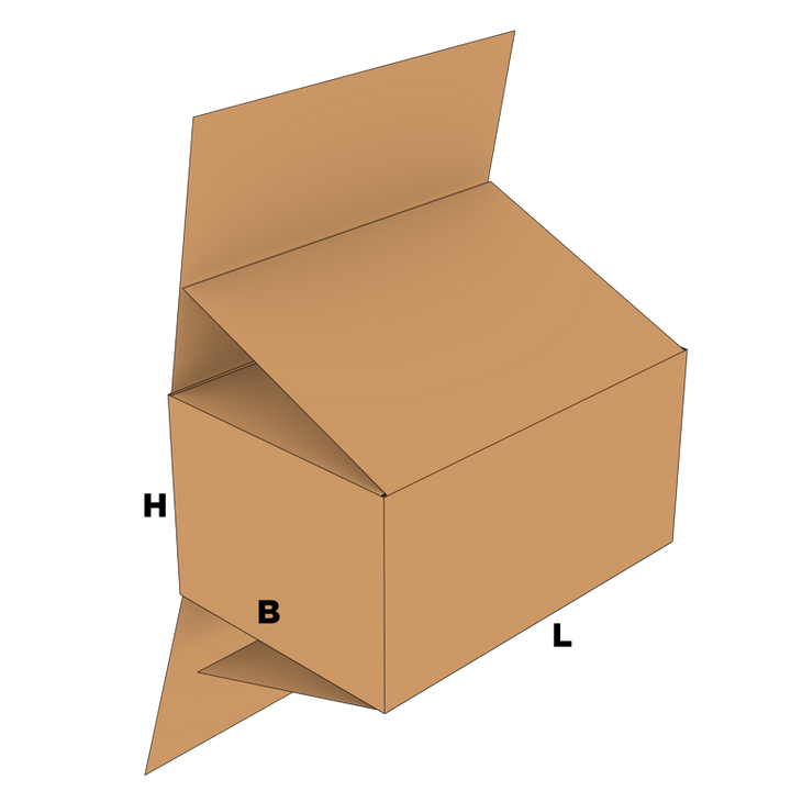 Custom cardboard folding box