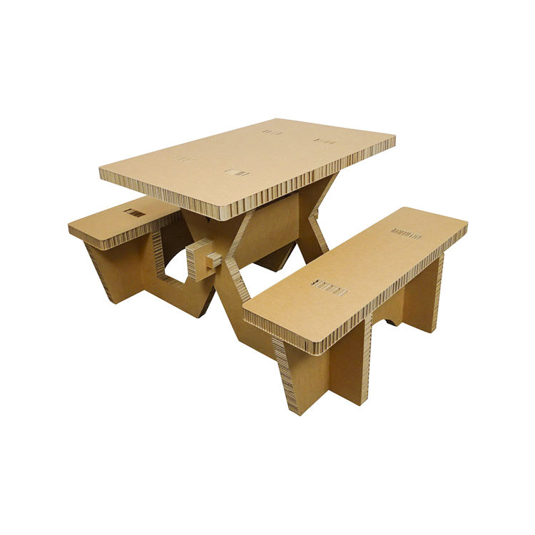 Picknicktisch aus Pappe zum Ausdrucken