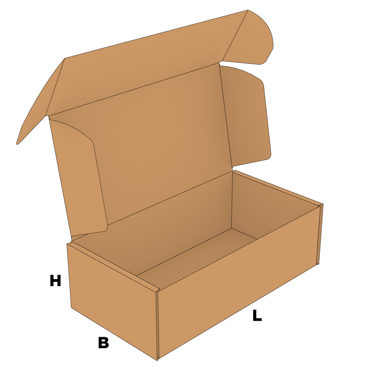 Custom cardboard folding box