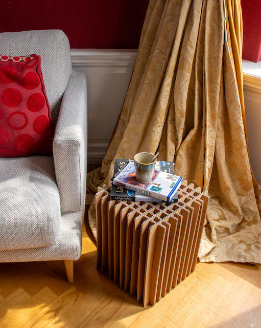 Beistelltisch aus Pappgitter