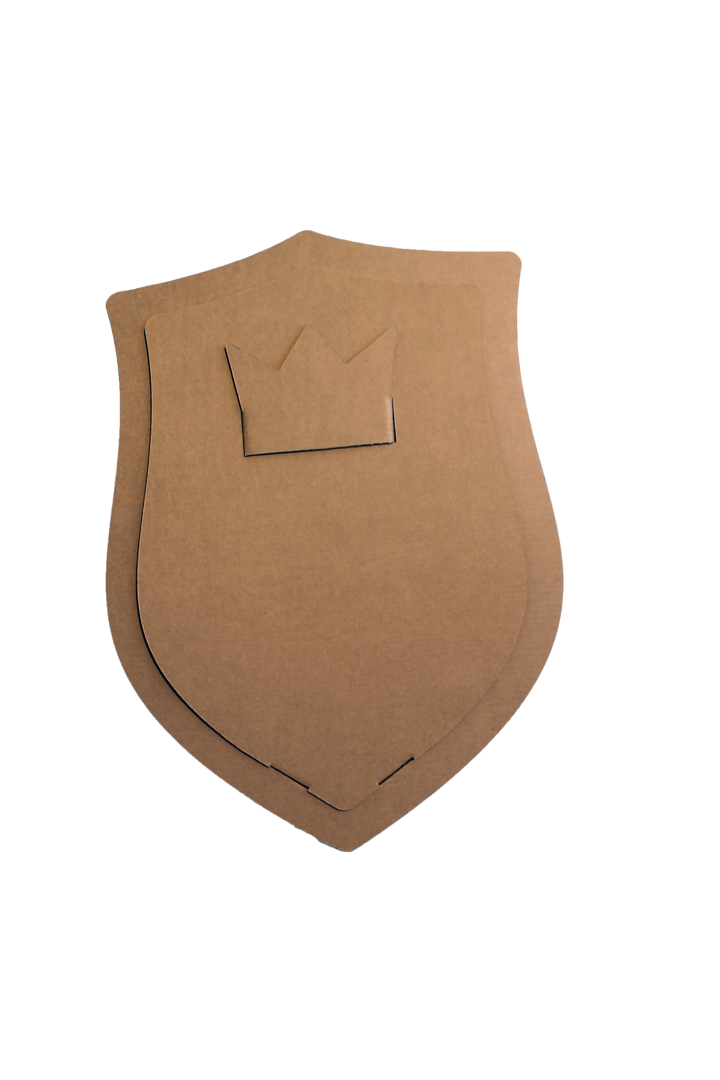 Ritterkostüm aus Pappe