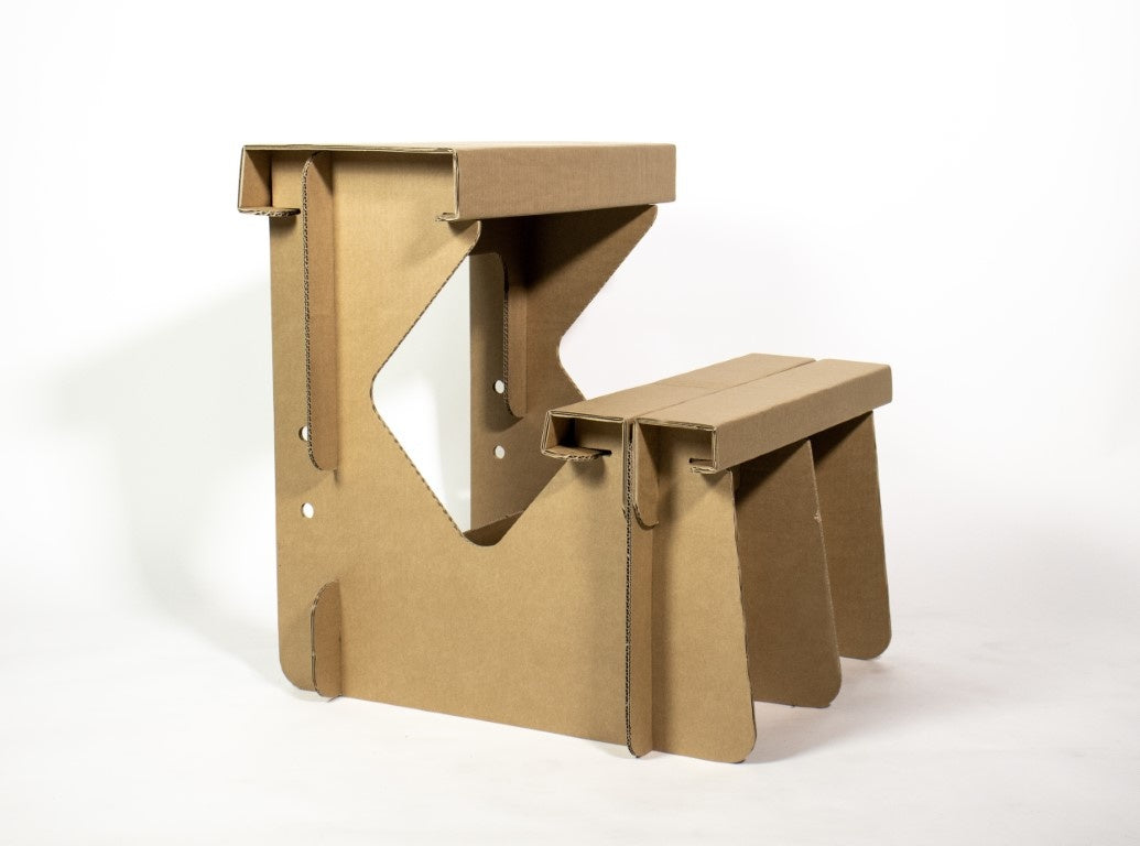 Zeichenbrett aus Karton