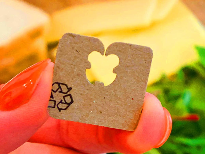 Kartonnen broodclips