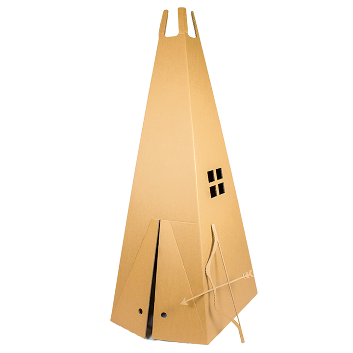 Tipi-Zelt aus Pappe