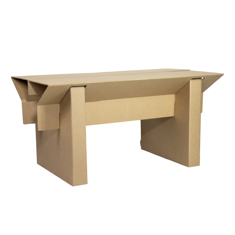 Kartonnen pop-up tafel