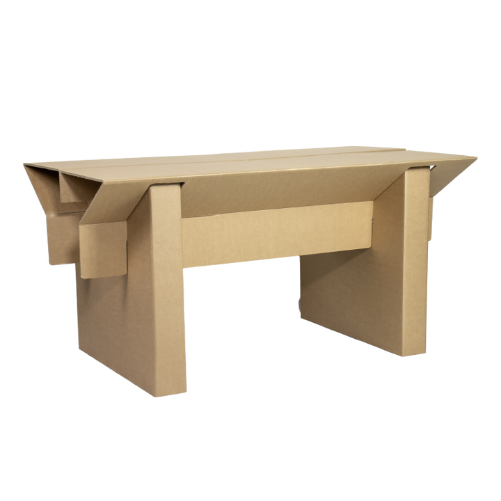 Kartonnen pop-up tafel