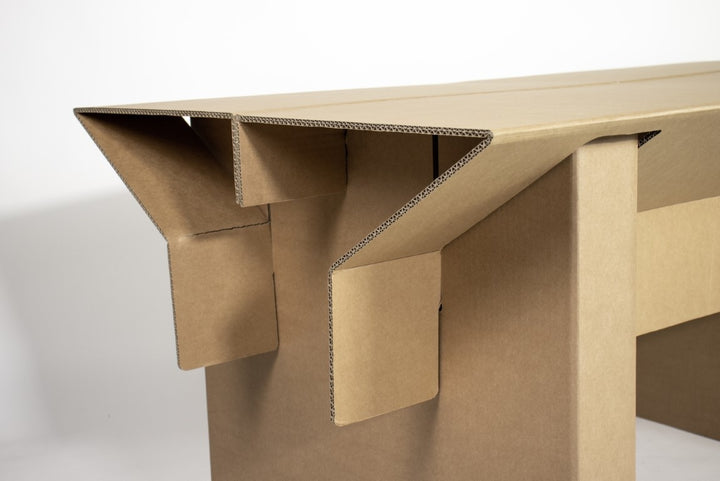 Kartonnen pop-up tafel