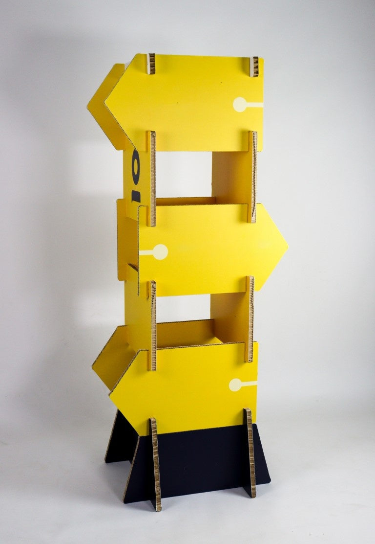 Kartonnen display wegwijzer