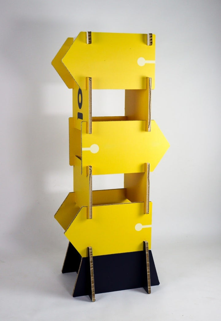 Kartonnen display wegwijzer