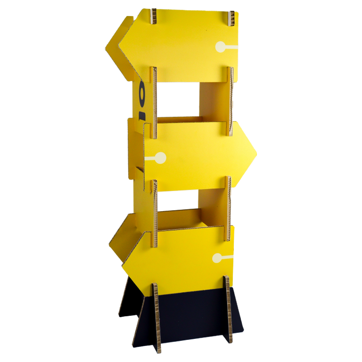 Kartonnen display wegwijzer