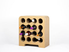 Cardboard wine rack corrugated