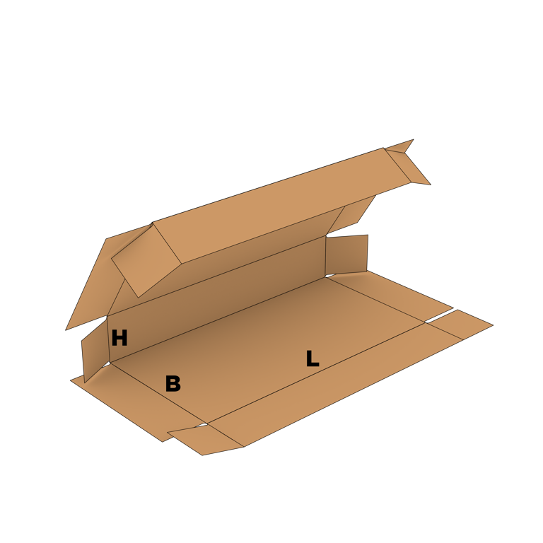 Custom cardboard folding box