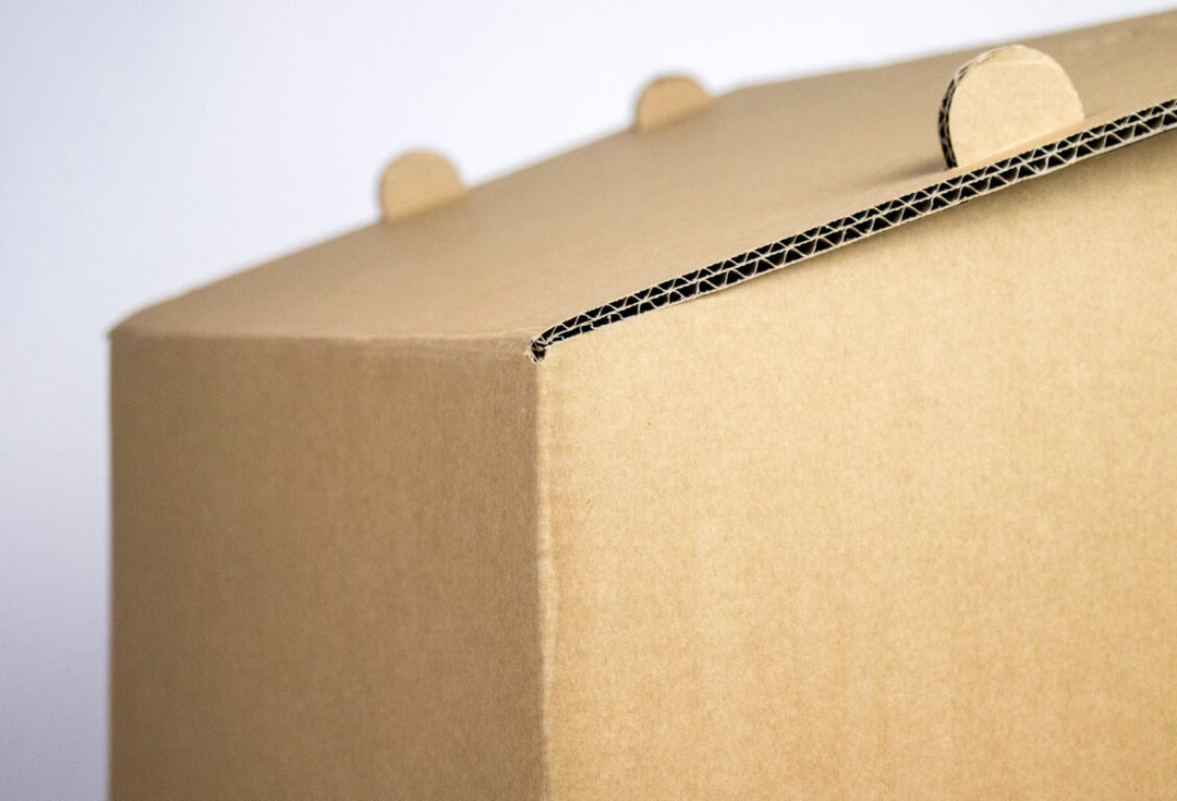 Kartonnen laptop zonnescherm