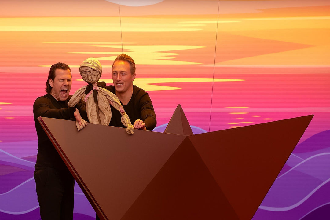 Bootje van papier voor De Grote Haay