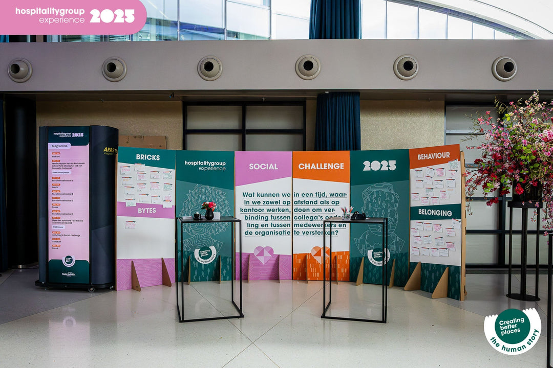 Scheidingswanden voor de Hospitality Group Experience 2025