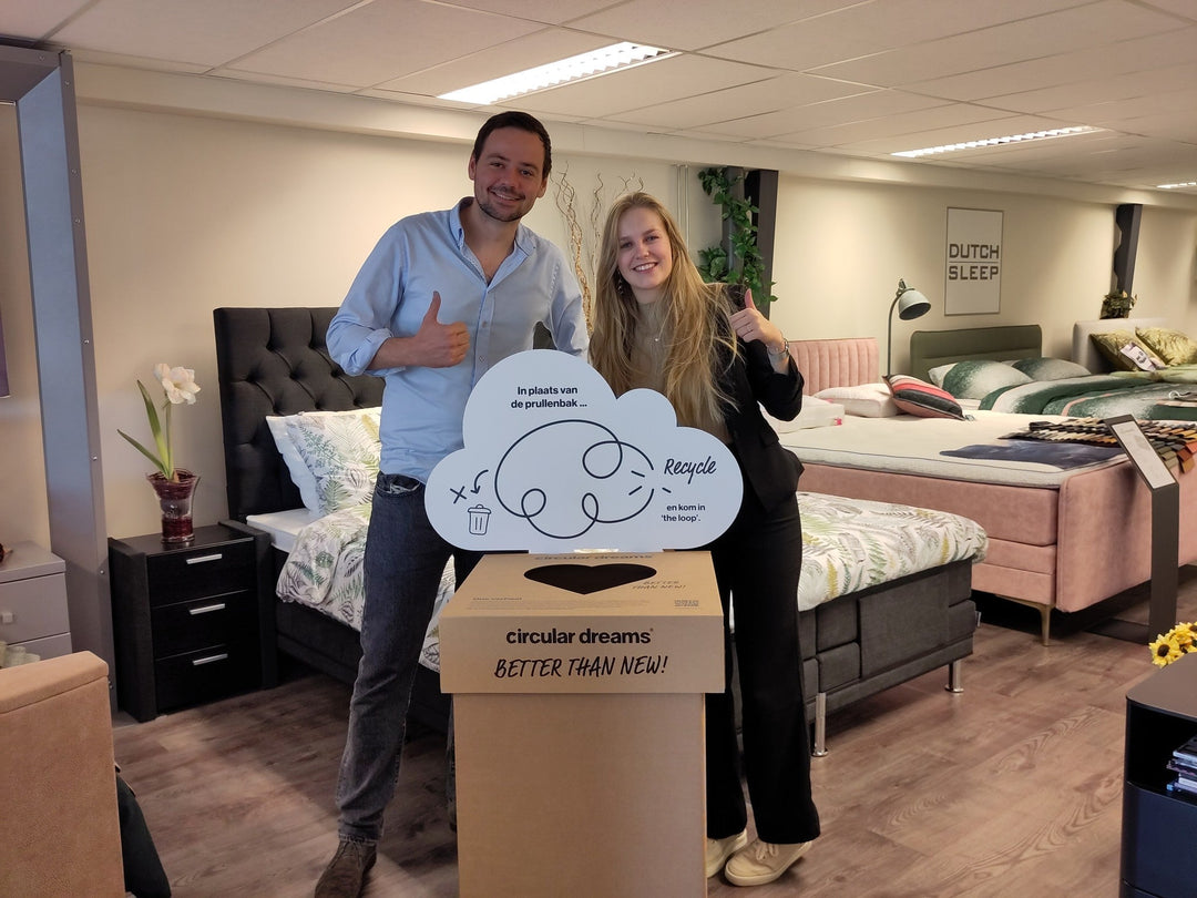 Bedtextiel Inzamelbakken voor Circular Dreams