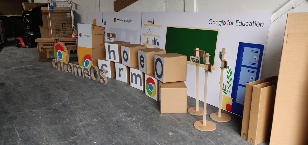 Aankleding voor Google Chrome OS Event
