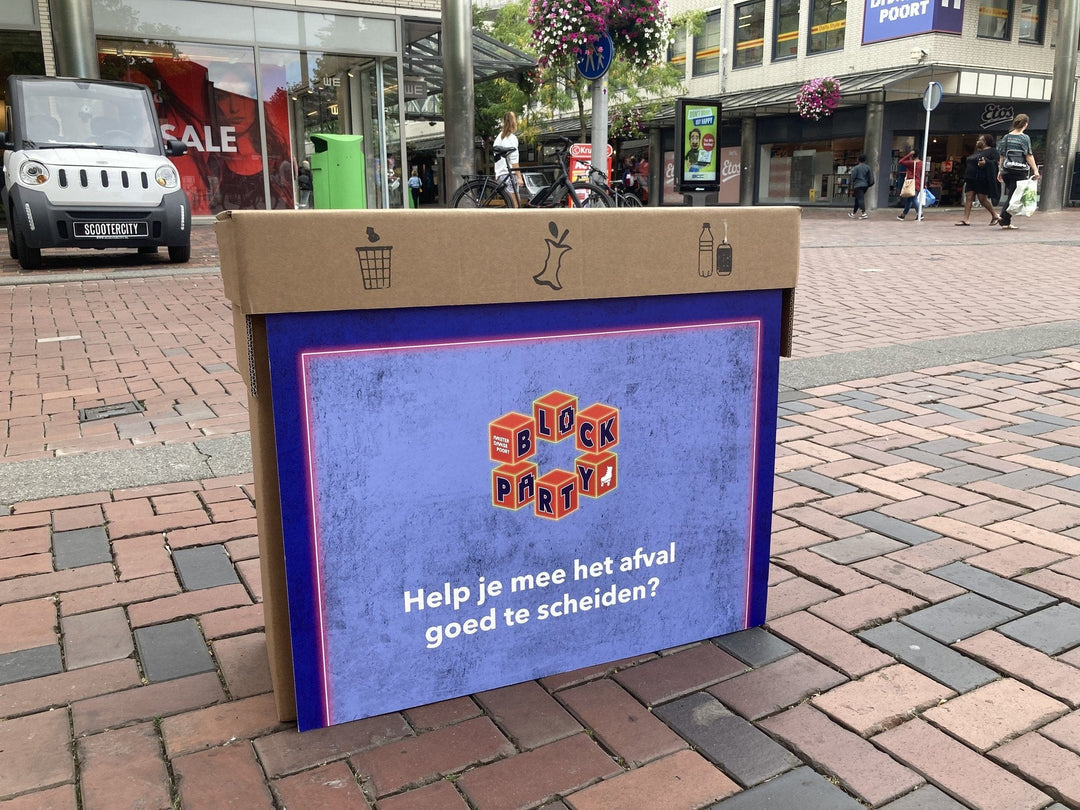 Trio Prullenbak met eigen print voor the Groundbreakers