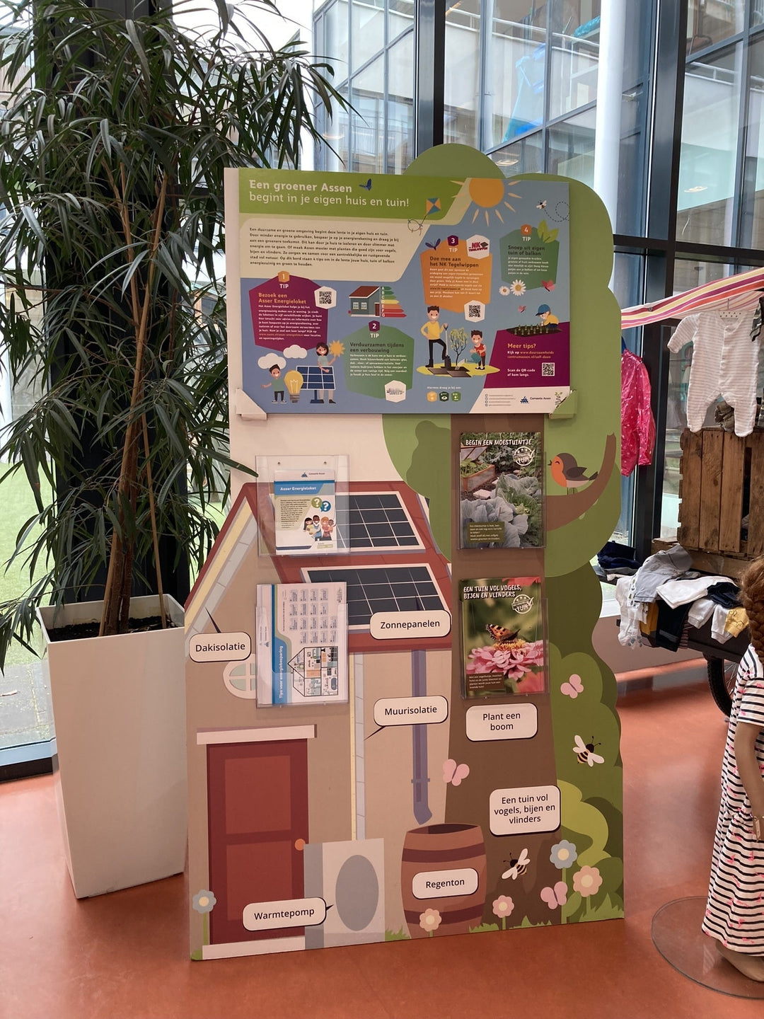 Duurzame displays in Assen