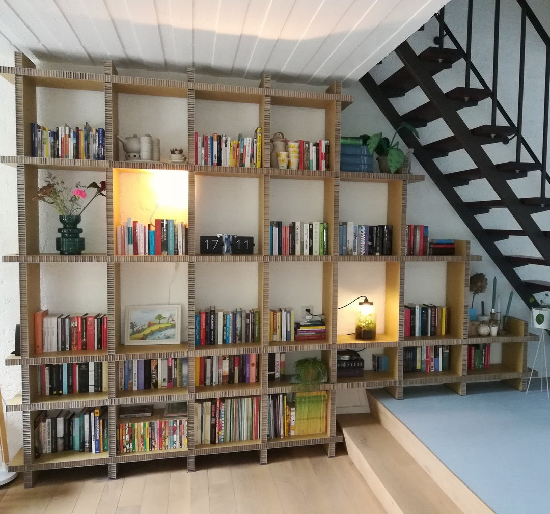 Een kartonnen kast op maat