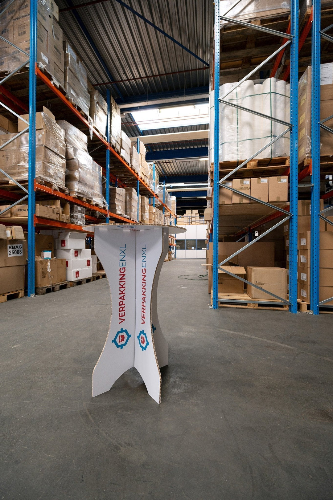 Bedrukte statafels voor VerpakkingenXL