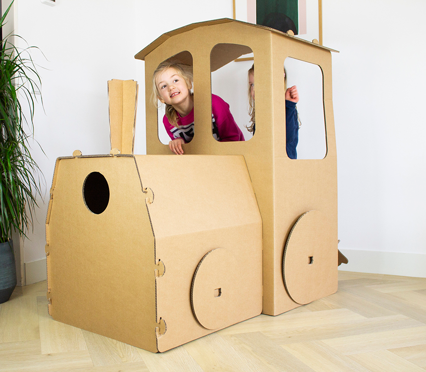 Stoomtrein voor Basisschool de Zeeraket