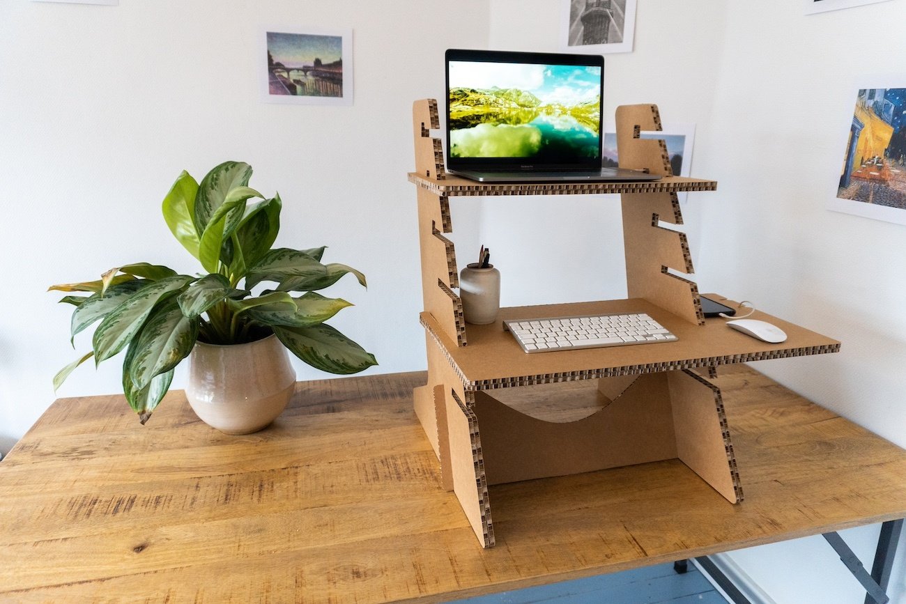 Ode aan de thuiswerker: werk slim met kartonnen creaties!