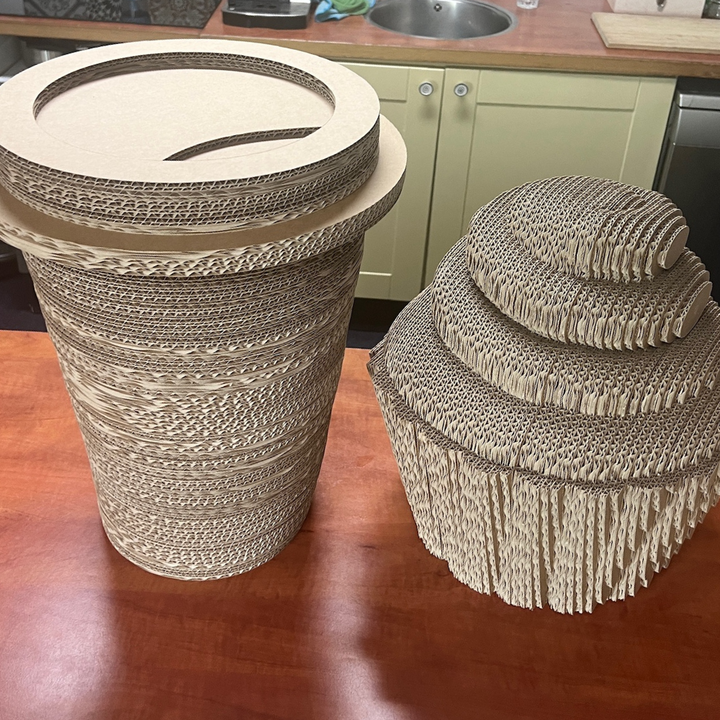 Kartonnen 3D model op maat