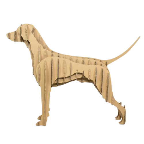 Kartonnen 3d puzzel hond