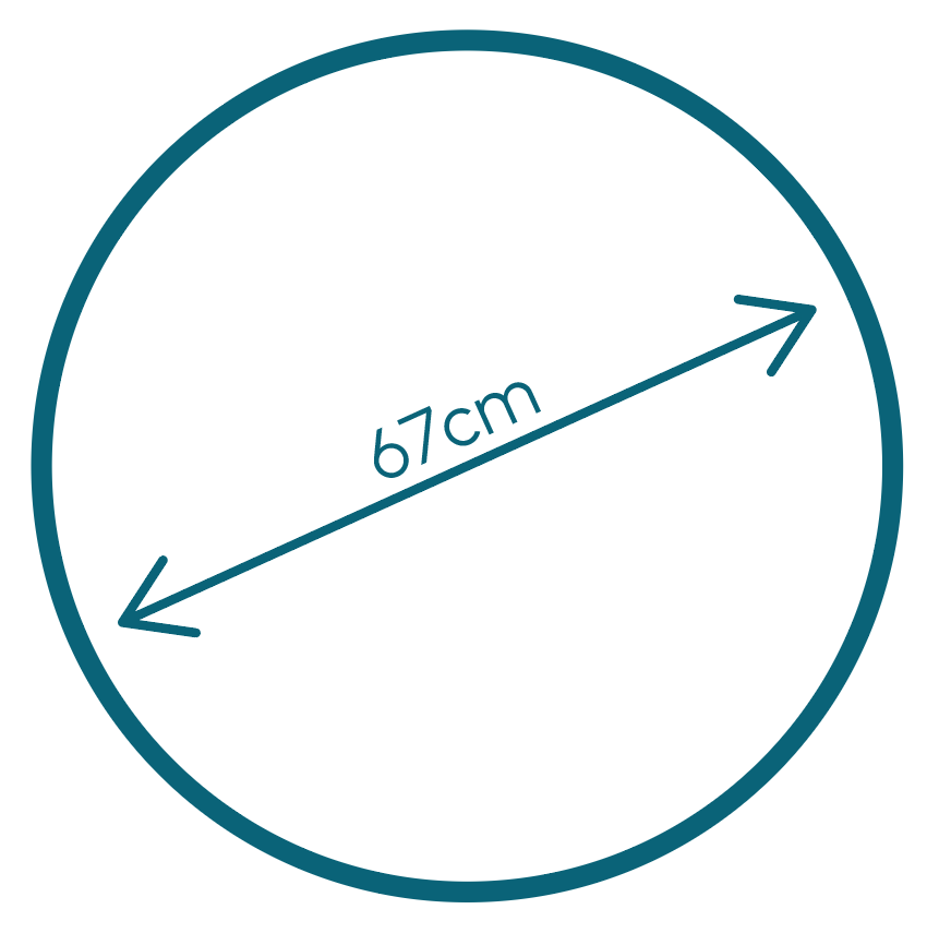 67 cm