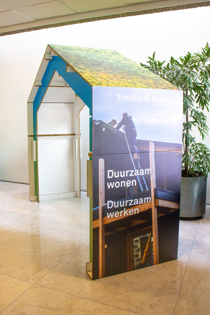 Kartonnen bedrukt XL huis