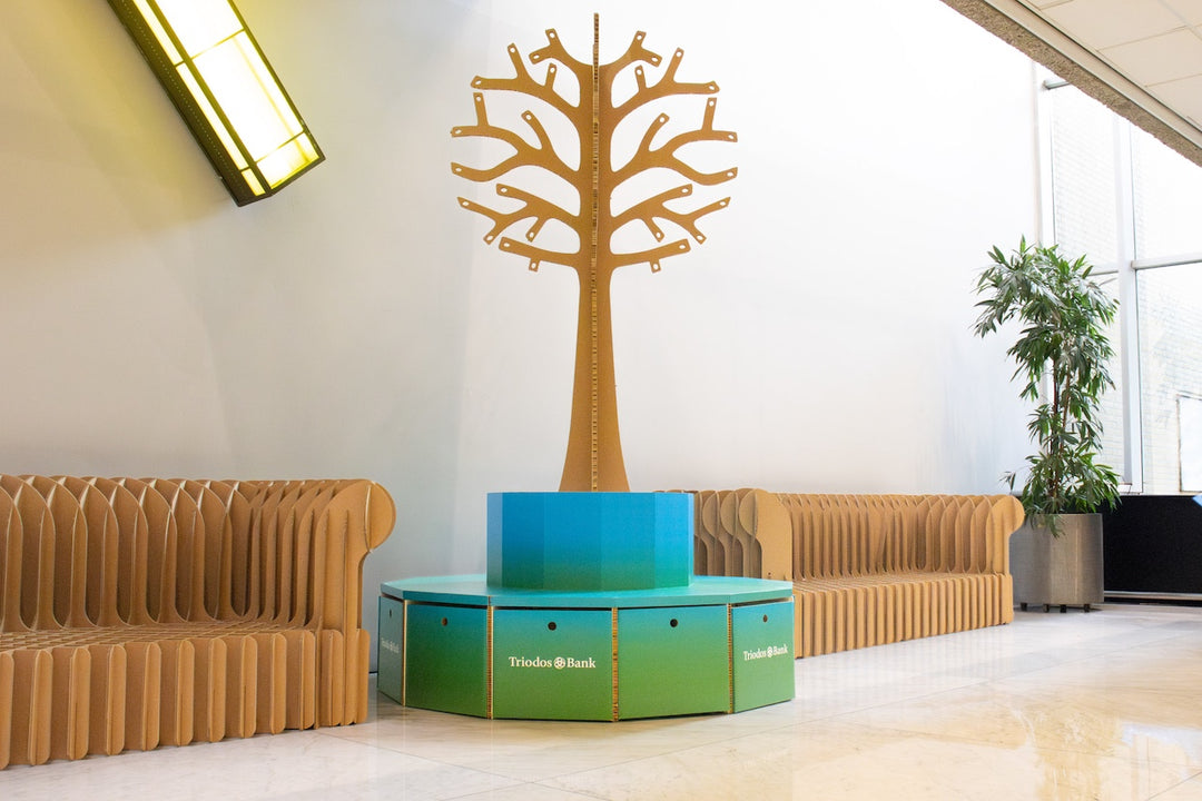 Cardboard tree with branches 200 cm