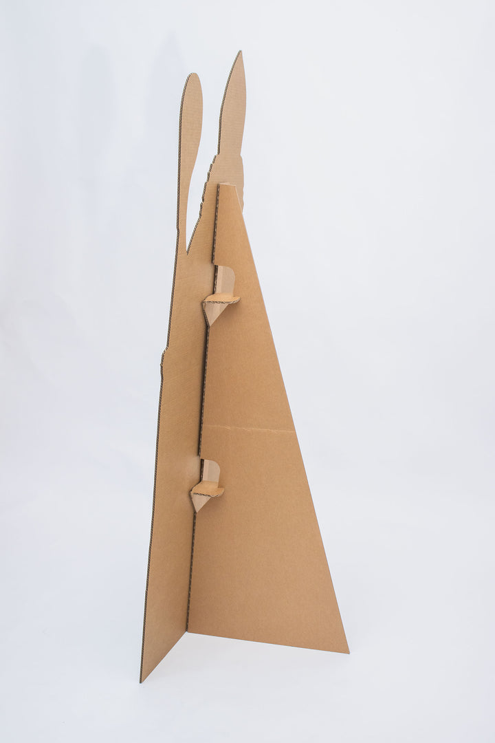 Cardboard printed Sinterklaas figure