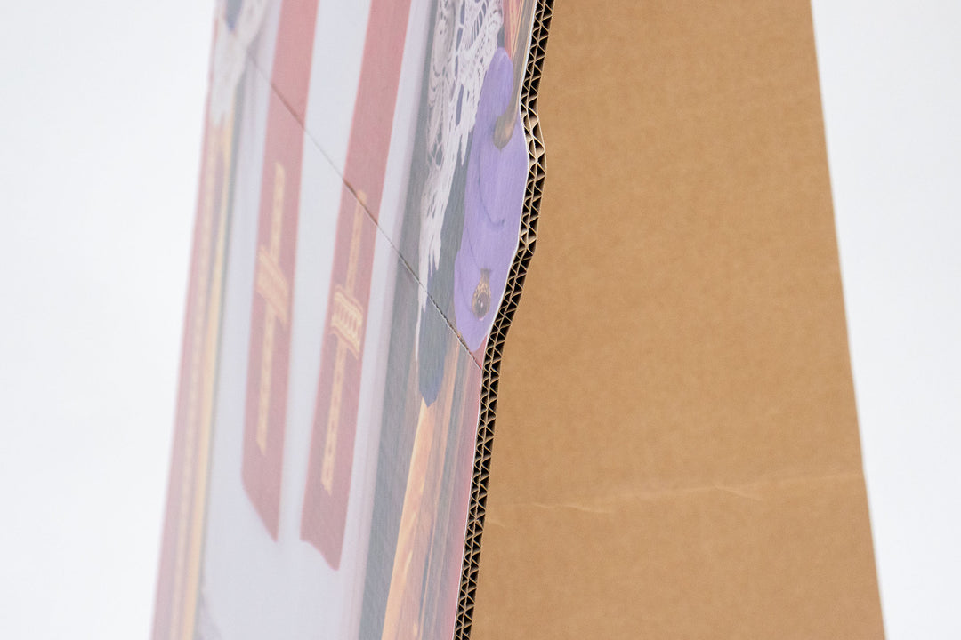 Cardboard printed Sinterklaas figure