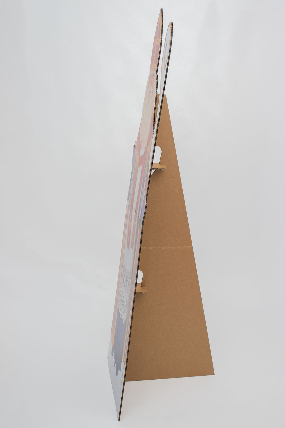 Cardboard printed Sinterklaas figure